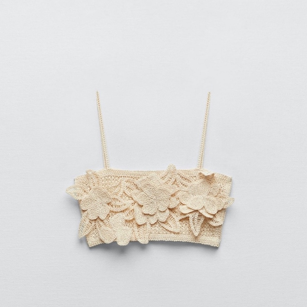 Zara Crochet Crop Top